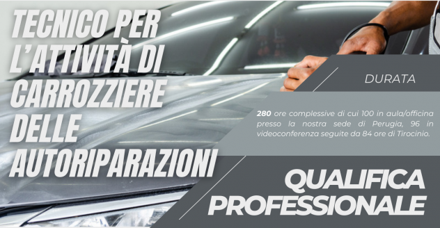 Corso Qualifica Responsabile Tecnico Carrozzeria