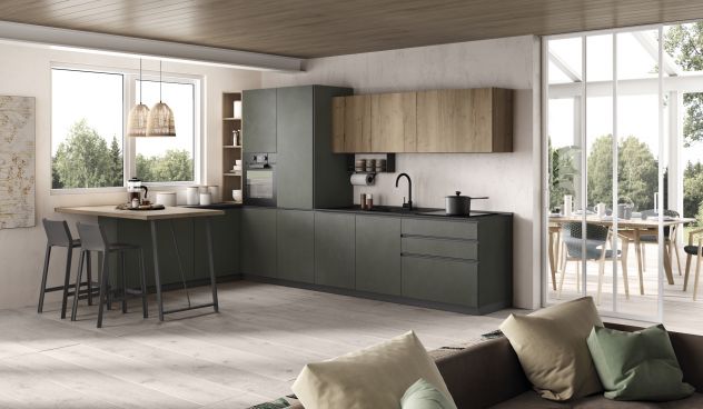 CUCINA ANGOLARE CON PIANO SNACK COMPLETA DI ELETTRODOMESTICI DI QUALITA' CUCINE - Foto 2