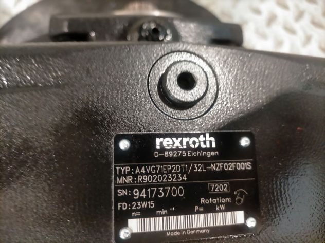 Pompa Rexroth A4VG71EP2DT1/32L-NZF02F001S - Foto 5