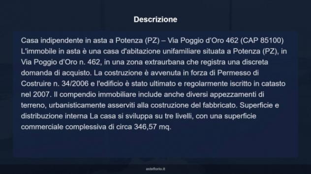 Immobile in asta di 319 m² con più di 5 locali e box auto in vendita a Potenza - Foto 15