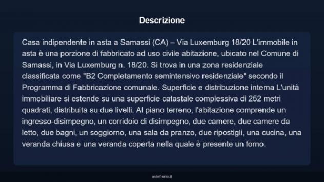 Immobile in asta di 252 m² con più di 5 locali in vendita a Samassi - Foto 16