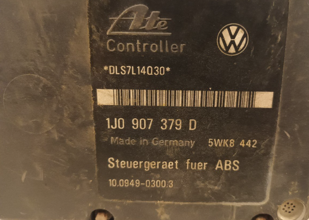1J0907379D Audi A3 1.6 centralina ABS gruppo pompa ATE