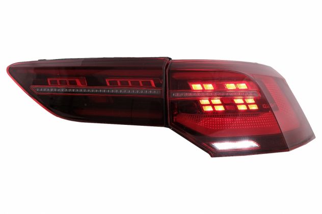 FARI POSTERIORI FULL LED VOLKSWAGEN GOLF 8 FRECCIA DINAMICA ROSSI - Foto 4