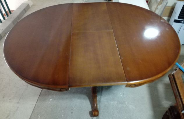 Sedie stile Luigi XVI in Legno Noce 4 pz imbottite - Foto 7
