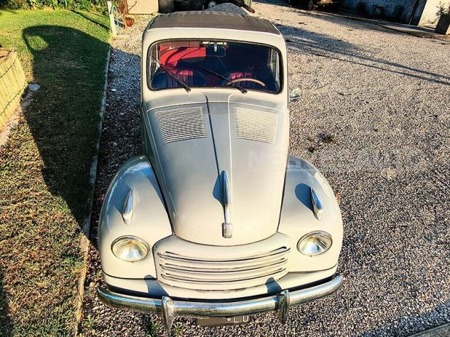 Fiat Topolino C 1952 | GRIGIO CHIARO INTERNI NERI E ROSSI TARGHE NERE ORIGINALI - Foto 5