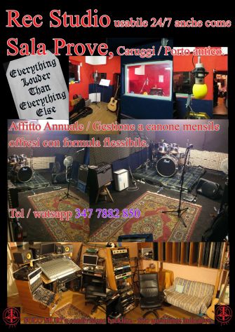 Studio di Registrazione Musicale o Sala Prove Genova Caruggi, accesso 24/7 - Foto 9
