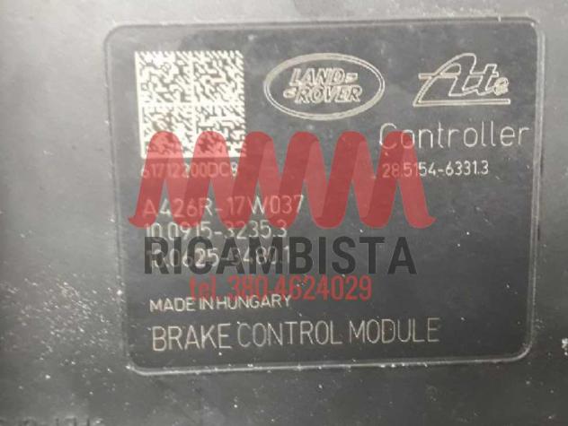 10.0220-0855.4 Land Rover Discovery centralina gruppo pompa ABS - Foto 2