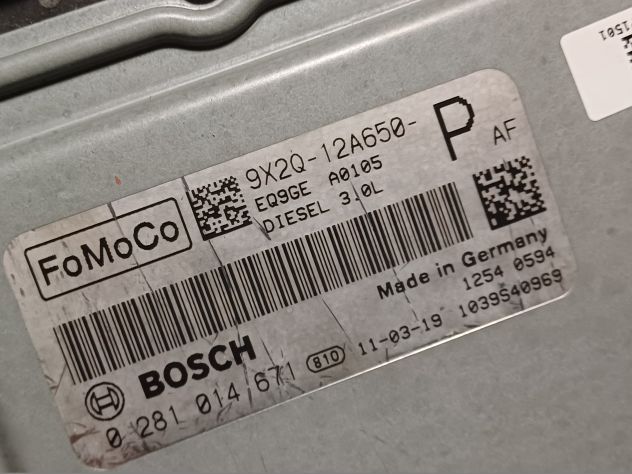 0281014671 centralina ECU per LAND ROVER RANGE SPORT 3.0 D 4X4 2005 9X2Q-12A650 - Foto 8