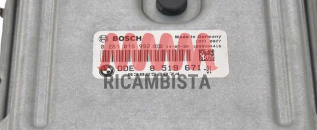 0281018992 BMW centralina motore Bosch - Foto 2
