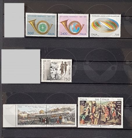 ITALIA 1986-1989 lotto di 49 francobolli - Foto 4