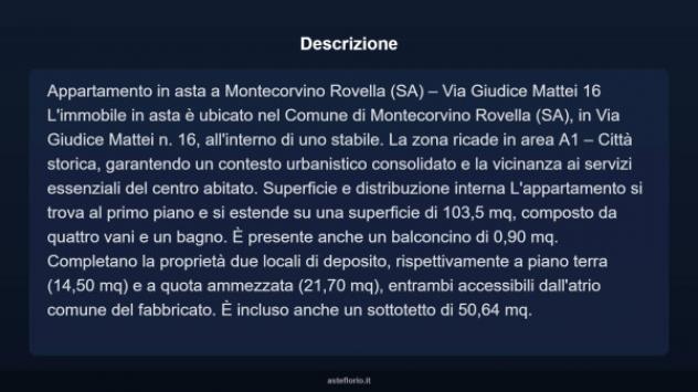 Immobile in asta di 103 m² in vendita a Montecorvino Rovella - Foto 3