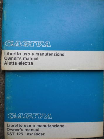 Cagiva SX SXT SST ecc. manuali uso e manutenzione (LEGGERE BENE ANNUNCIO) - Foto 3