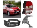NISSAN MICRA musata airbag sospensioni parafango radiatore fanale 2010-13