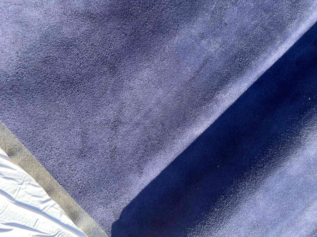 Pelle di vitello resinata blu elettrico – Sp. 1,8 - Foto 5