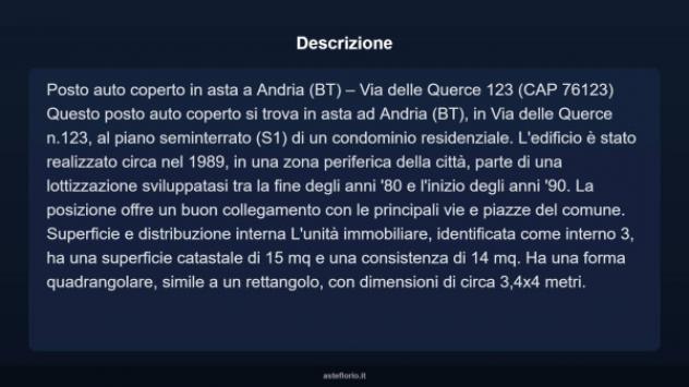 Immobile in asta di 15 m² in vendita a Andria - Foto 4