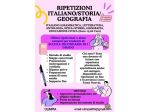 Ripetizioni italiano/storia/geografia Roma