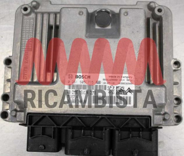 0261S05715 9666824080 Citroen Berlingo 2010 centralina motore Bosch