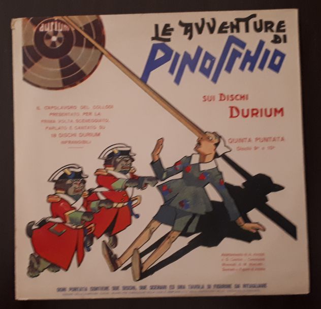 LE AVVENTURE DI PINOCCHIO SUI DISCHI DURIUM 1933, completo su 18 dischi. - Foto 7