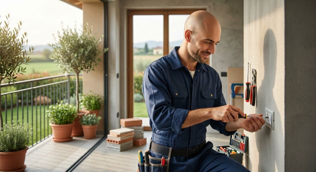 Lavori elettrici, giardinaggio, pulizia terreni ed altro