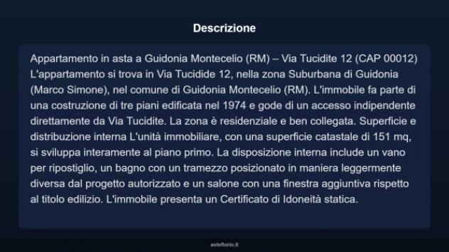 Immobile in asta di 151 m² in vendita a Guidonia Montecelio - Foto 4