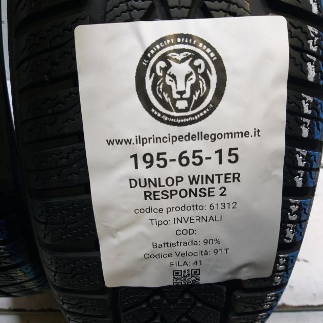 2 GOMME 195 65 15 DUNLOP A61312 - Foto 2