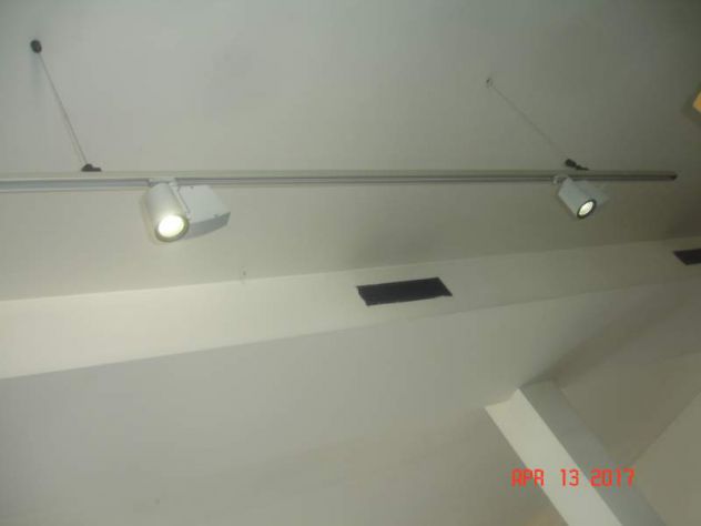 Serie di 2 faretti a led "Global" con struttura