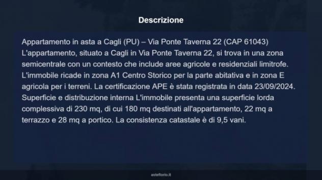Immobile in asta di 230 m² con più di 5 locali in vendita a Cagli - Foto 5