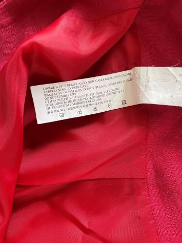 Gonna Conbipel rossa da donna con zip posteriore - Taglia 46 - Foto 2