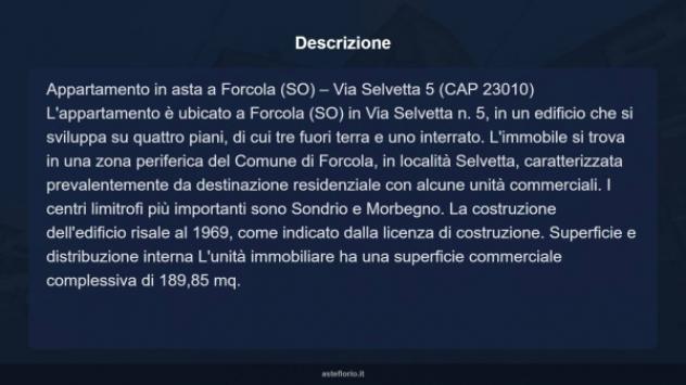 Immobile in asta di 189 m² con più di 5 locali in vendita a Forcola - Foto 10
