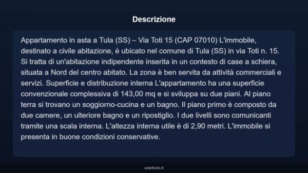 Immobile in asta di 143 m² in vendita a Tula - Foto 3