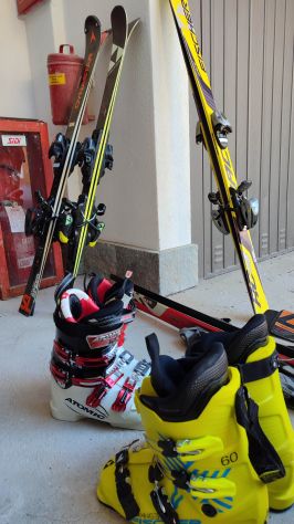 Sci carving scarponi snowboard sbarazzo cambi misura