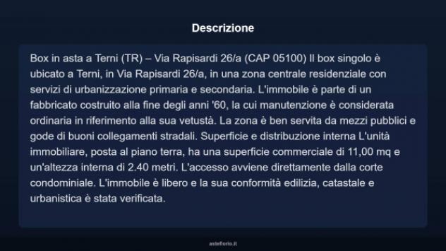 Immobile in asta di 11 m² in vendita a Terni - Foto 4