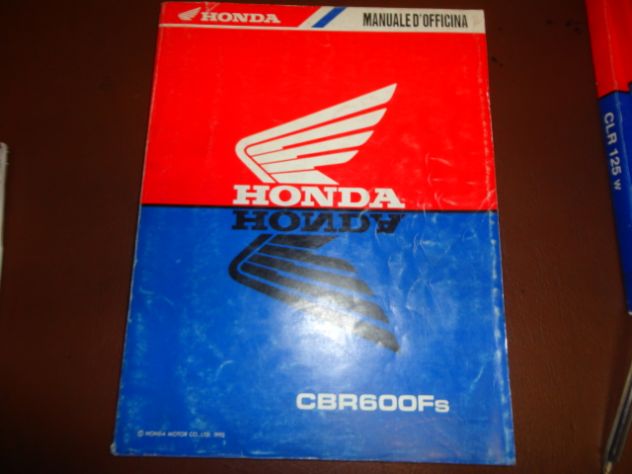 CBR600F 1995 manuale officina manutenzione moto honda