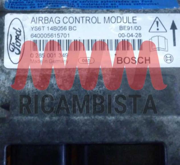 0285001349 Ford Fiesta centralina airbag YS6T-14B056-BC