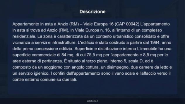 Immobile in asta di 84 m² in vendita a Anzio - Foto 4