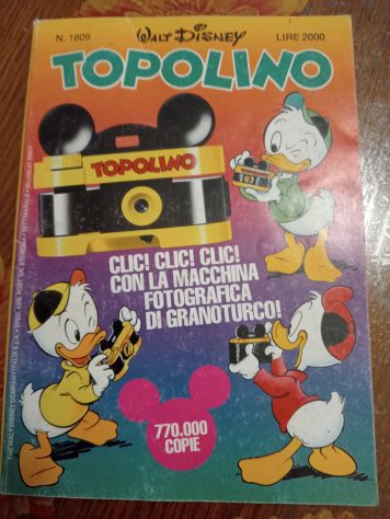 lotto di 8 fumetti Topolino degli anni novanta - Foto 6