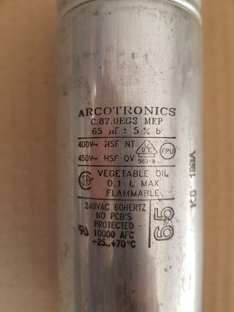 Condensatore 65uf 50/60Hz (11 DISP.) - Foto 3