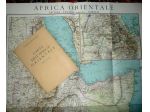Storica CARTA DELL'AFRICA ORIENTALE, 1935