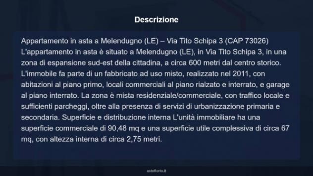 Immobile in asta di 90 m² con più di 5 locali in vendita a Melendugno - Foto 18