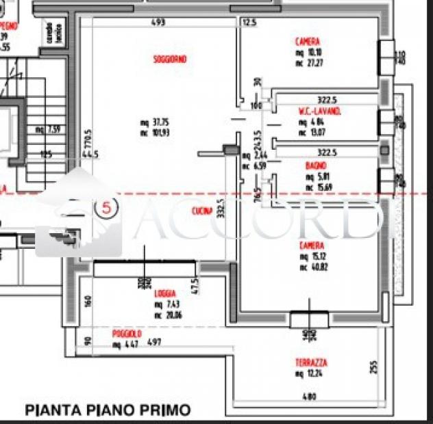 APPARTAMENTO di 3 vani e di 100 mq (CARBONERA) rif. SM4903 - Foto 5