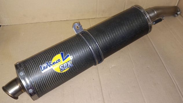 Marmitta LEOVINCI SBK per YAMAHA R6 600 1999/2005 usata perfetta con omolgazione - Foto 2