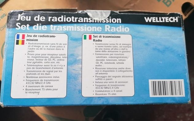 Trasmettitore senza file Welltech per audio e video - Foto 3