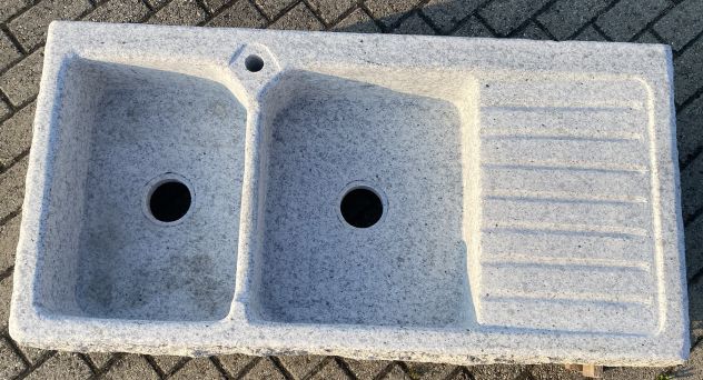 lavello lavandino in pietra granito 120 cm - Foto 4