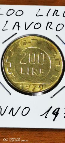 200 LIRE LAVORO ANNO 1979 - Foto 2