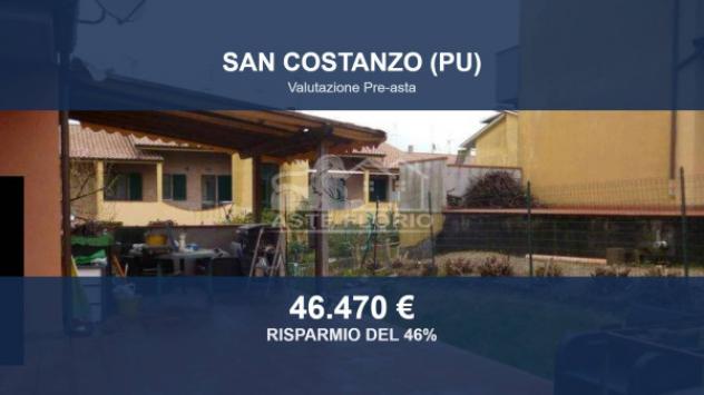 Immobile in asta di 47 m², box auto in vendita a San Costanzo