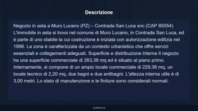 Immobile in asta di 263 m² in vendita a Muro Lucano - Foto 9