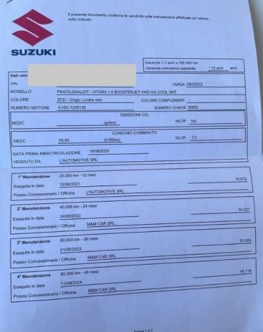 SUZUKI Vitara 1.0 Boosterjet 4WD AllGrip Cool rif. 24162619 - Foto 10
