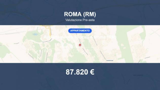 Immobile in asta di 71 m², box auto in vendita a Roma