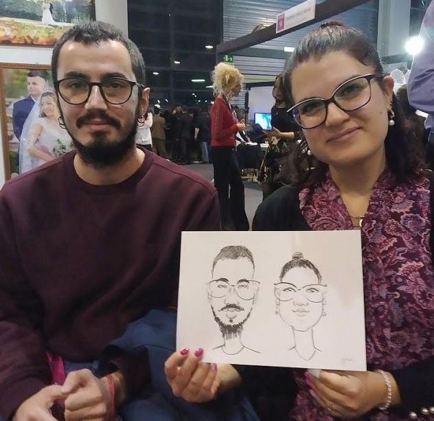 Ritratti e caricature live ad eventi - Foto 3