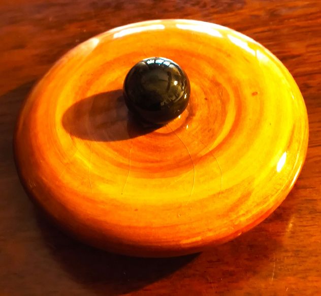 VASO DECORATO CON COPERCHIO. - Foto 5
